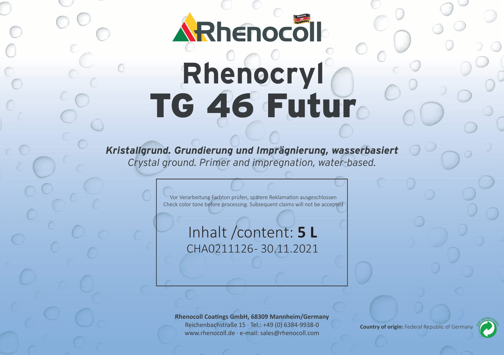 Rhenocryl TG 46 Futur